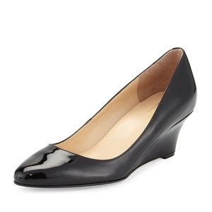 Cole Haan Womens Patent Leather Wedge US9.5